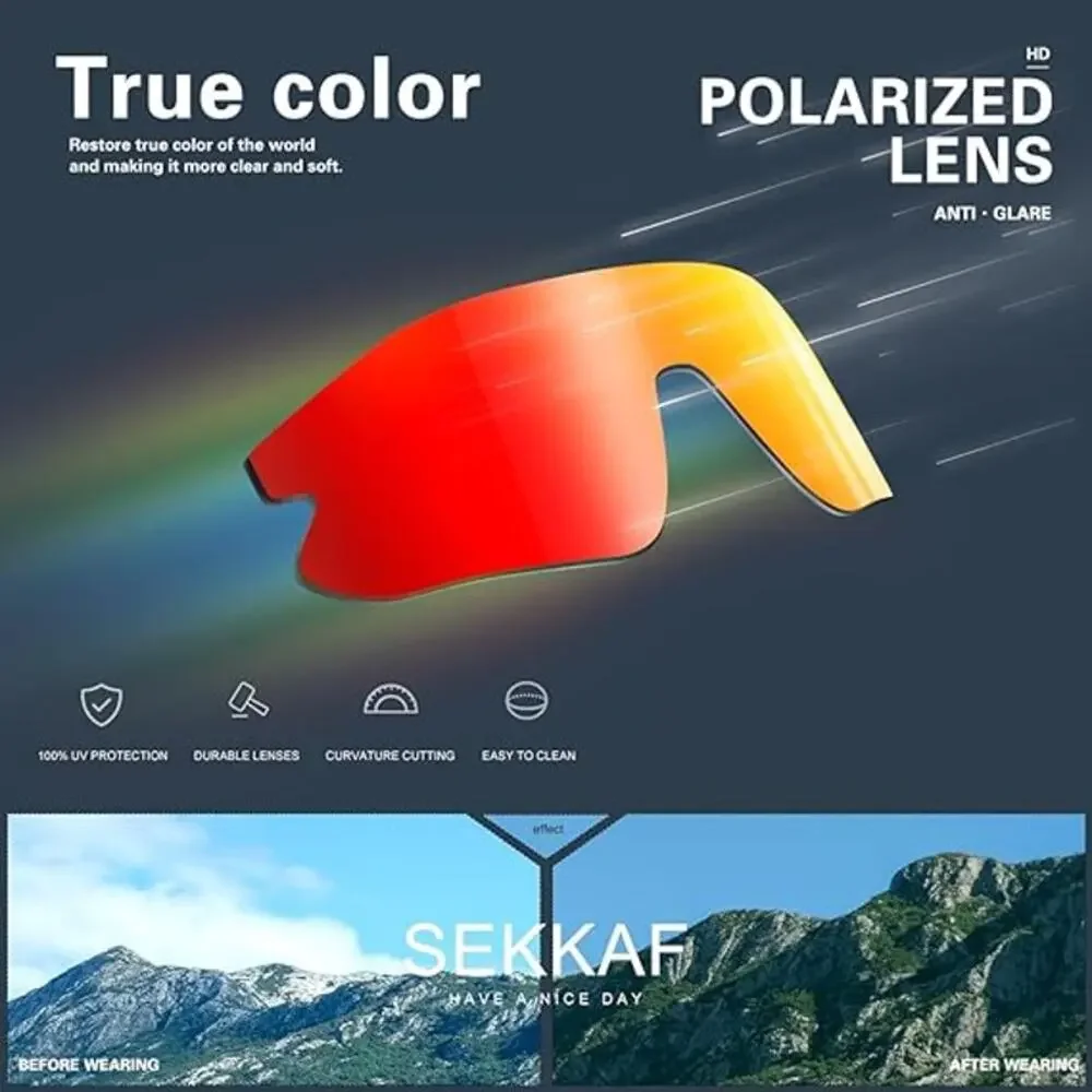 New Kids 2 Pairs Youth Red Polarized Sports Cycling Shades Kids Sunglasses